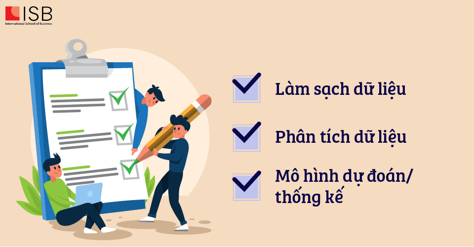 Viện ISB_Nhiệm vụ hằng ngày của nhà khoa học dữ liệu