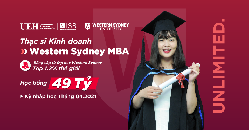 Tuyển sinh chương trình Thạc sĩ Kinh doanh Western Sydney MBA năm 2021