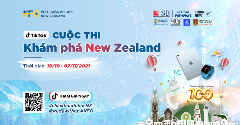 hình cuộc thi Tiktok Khám phá New Zealand
