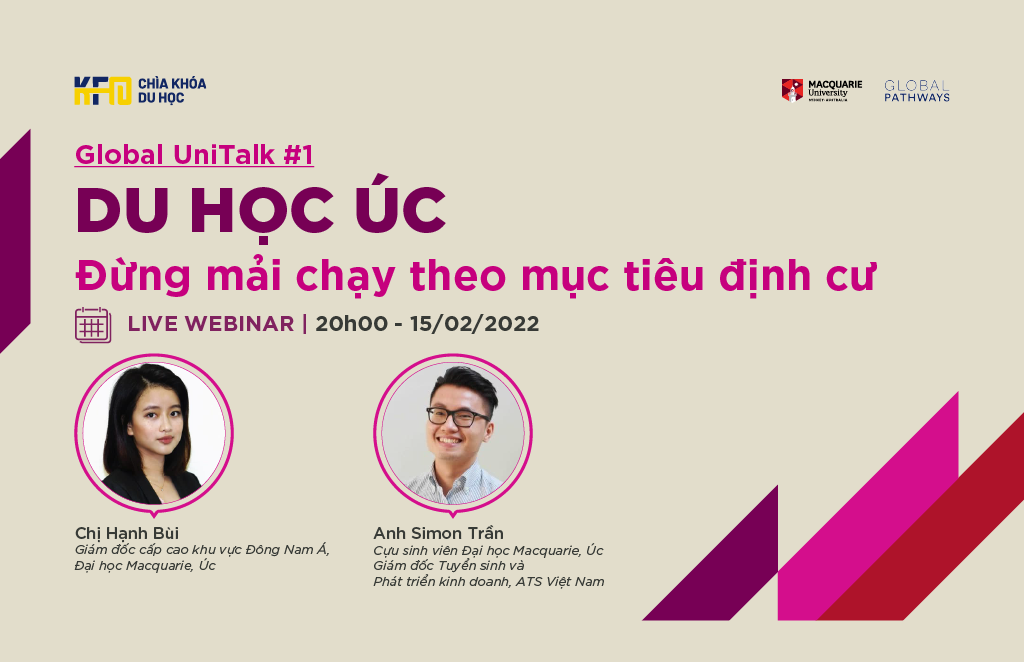 KFO-Global UniTalk MQ#1 Du học Úc đừng mải chạy theo mục tiêu định cư