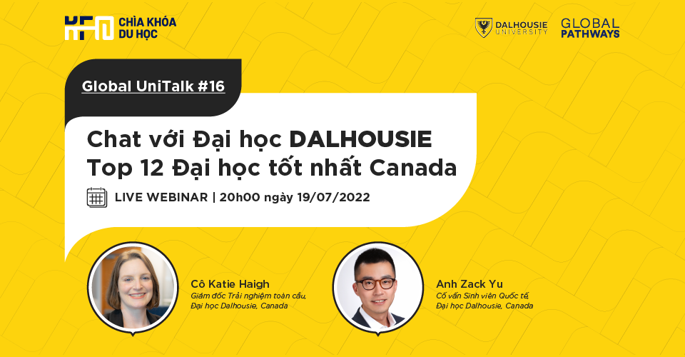 Global UniTalk #16_ Chat với Đại học Dalhousie - Top 12 Đại học tốt nhất Canada _960x500