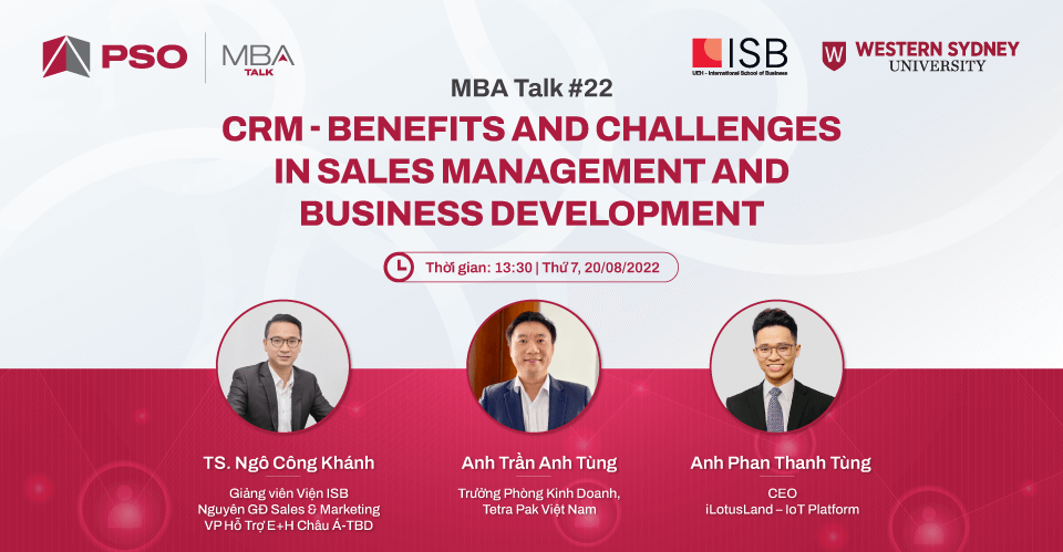 MBA Talk #22: CRM - Benefits and Challenges in Sales Management and Business Development