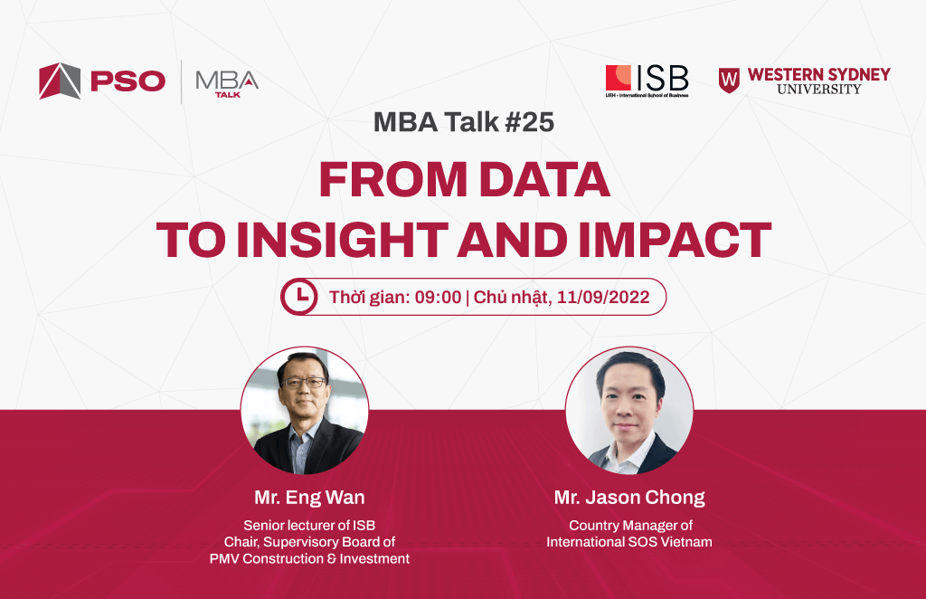 MBA Talk #25: From data to insight and impact