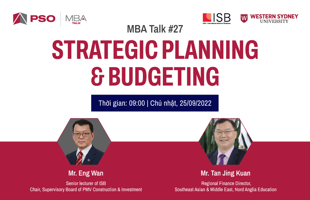 MBA Talk #27: Strategic Planning & Budgeting