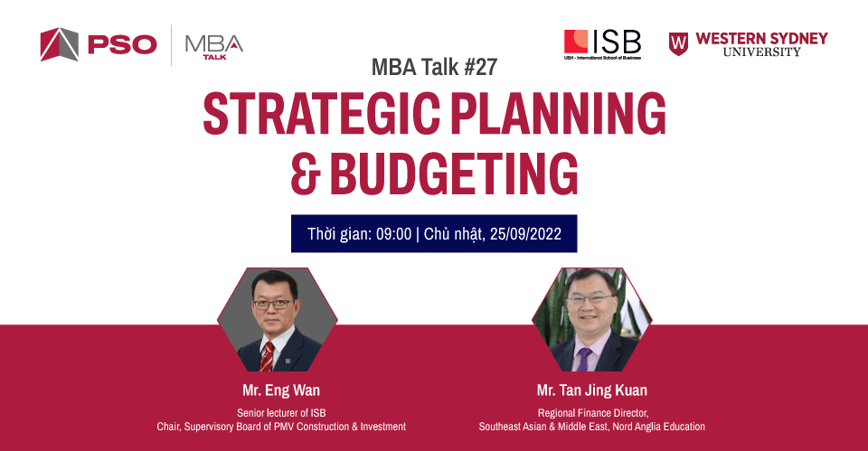 MBA Talk #27: Strategic Planning & Budgeting