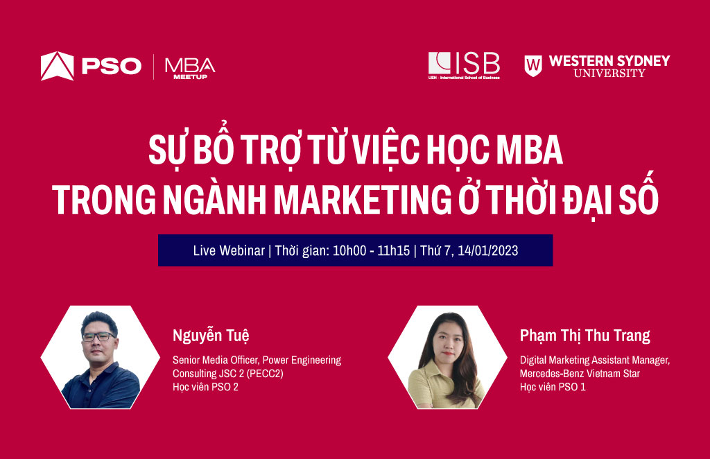 MBA Meetup: Sự bổ trợ từ việc học MBA trong ngành Marketing ở thời đại số