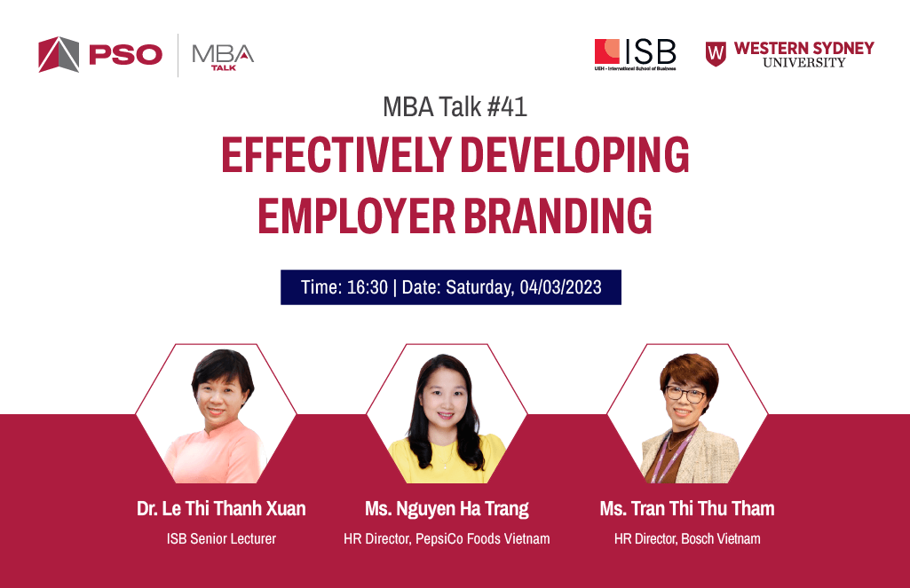 MBA Talk #41: Effectively developing employer branding