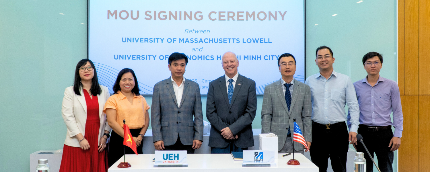 UEH và Đại học Massachusetts Lowell (Hoa Kỳ) ký kết Biên bản ghi nhớ hợp tác, tăng cường hợp tác chiến lược song phương