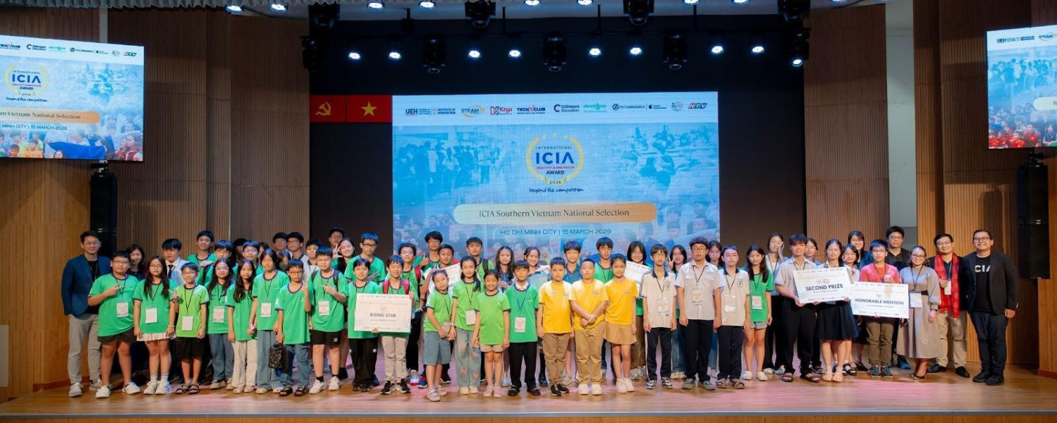 Ươm mầm tiềm năng Đổi mới sáng tạo cùng Vòng loại Quốc gia Giải thưởng ICIA Việt Nam 2026 (Khu vực phía Nam) tại UEH